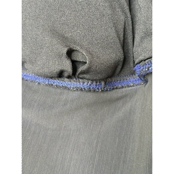 Hilor Navy Blue Ruched Tummy Control Soft  Cup Bra Size 14 One-Piece Swimsuit - Picture 5 of 8